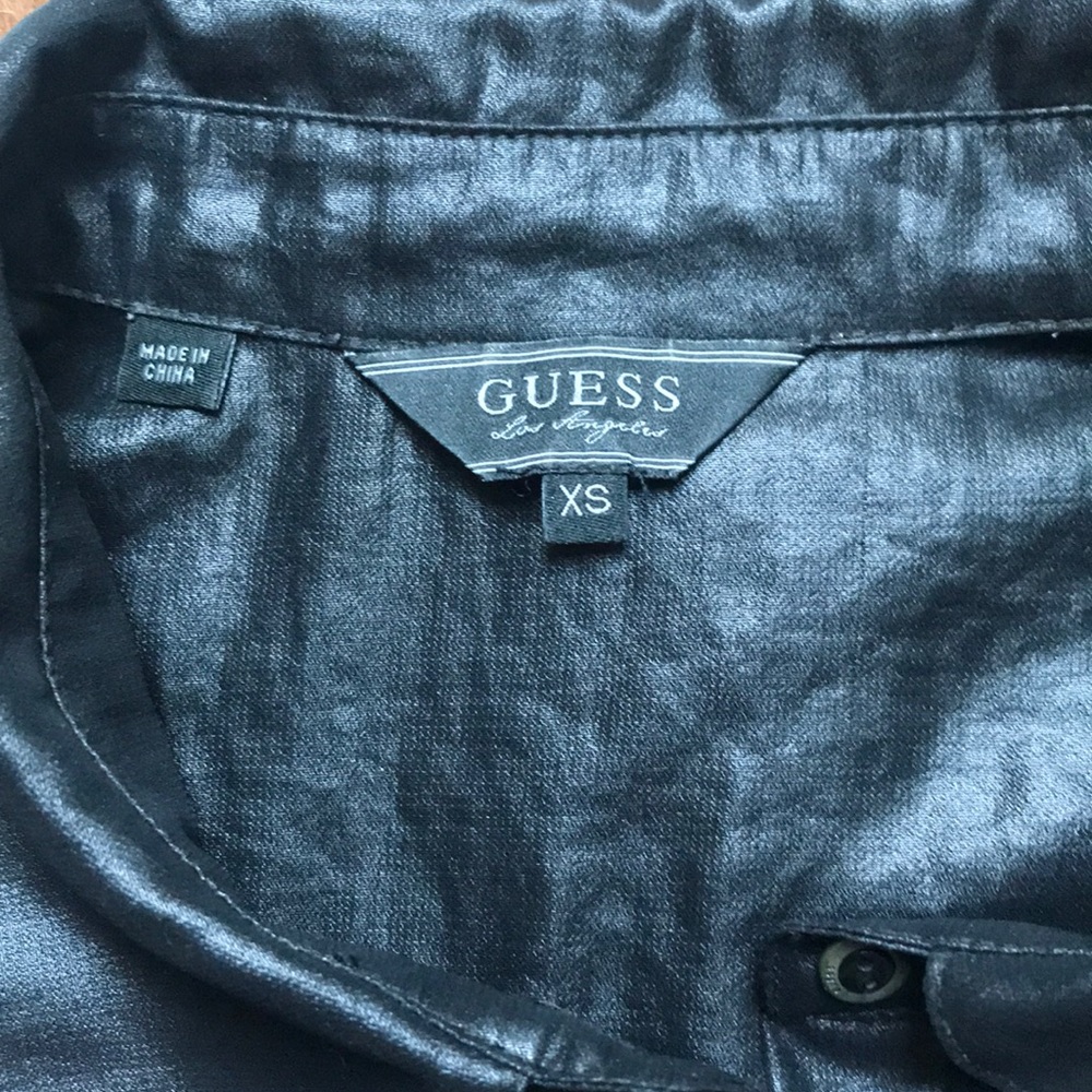 Sheer button down by guess